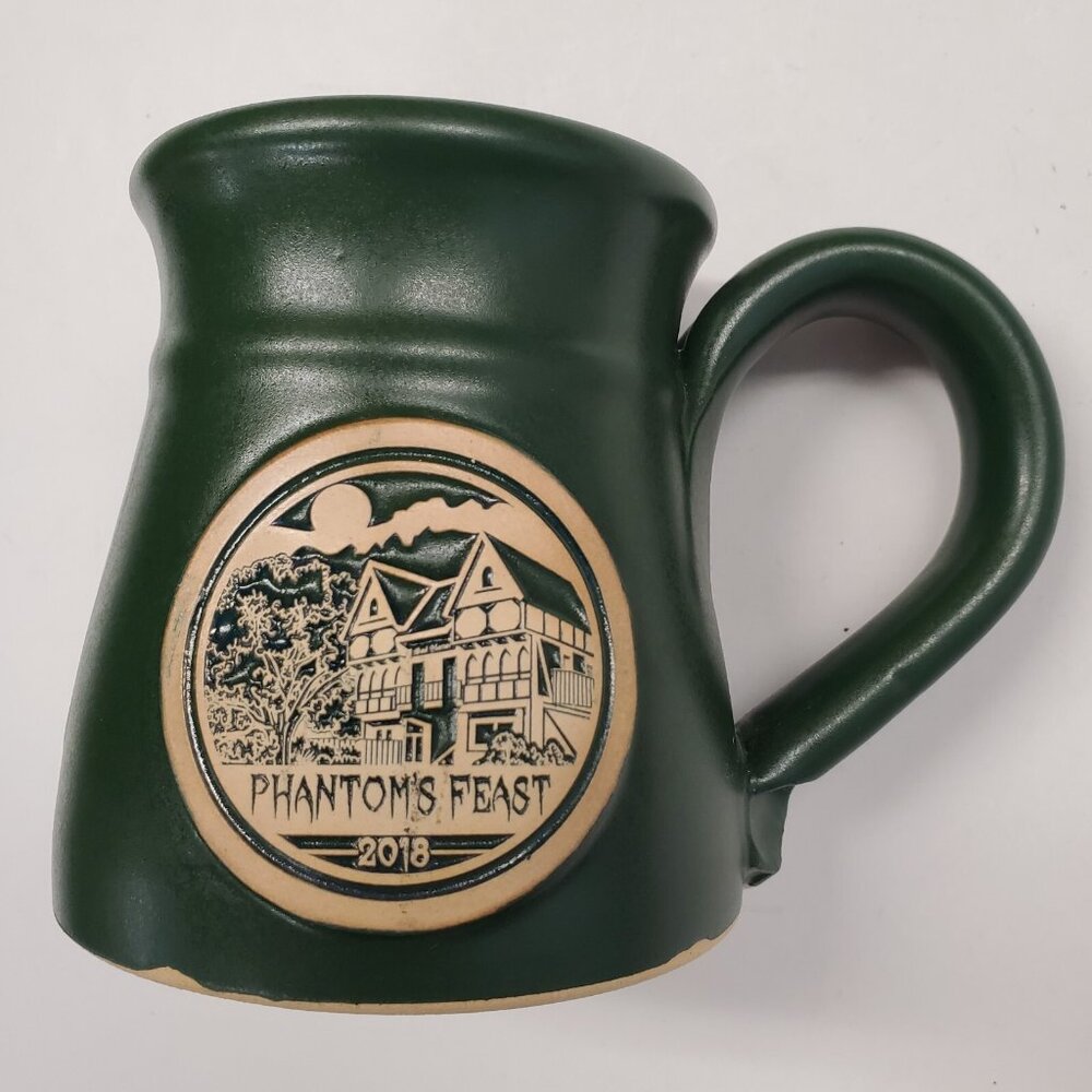 Grey Fox Pottery Minnesota Renaissance Festival Phantom's Feast 2018 Mug Handle
